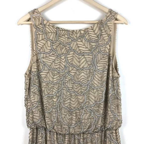 Alice + Olivia | Nola crop waist beaded dress - Picture 7 of 10